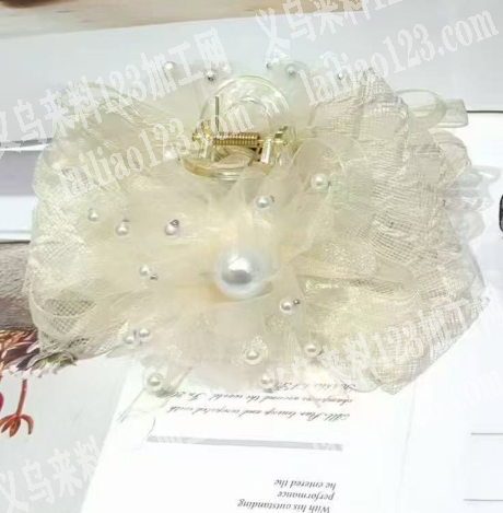 采购网纱花抓夹，如图，有订单，寻找厂家，