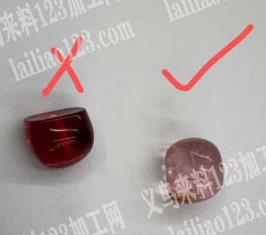 采购如图配件，带粉树脂樱桃，寻找厂家，