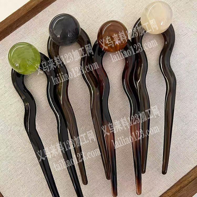 大量头饰品订单，如图，寻找这个发簪的胚子