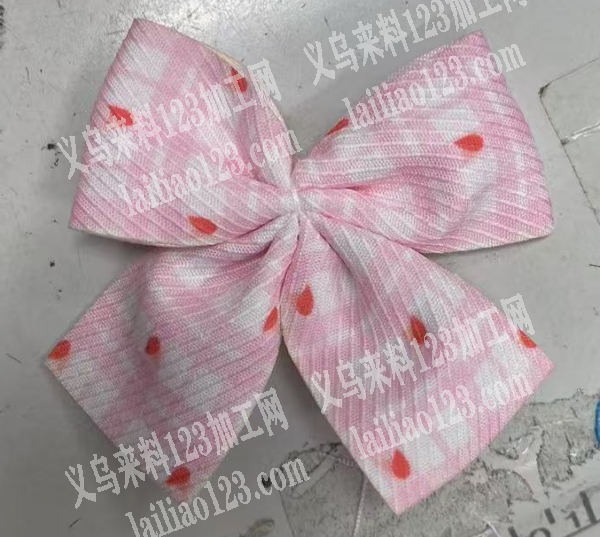 《可以发外地》大量绕线扎蝴蝶结的手工活外
