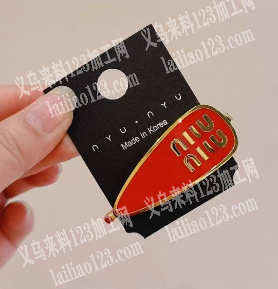 寻找生产发夹成品的工厂，如图，有订单，请