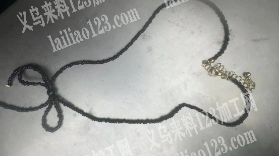 穿珠子做项链的成品订单，附图片，这种项链