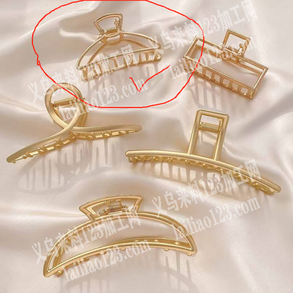 金属抓夹成品订单，如图，寻找这个成品，有