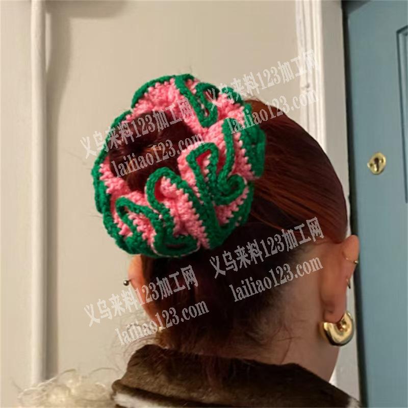毛线钩针的手工活外发，急寻：手勾发圈加工