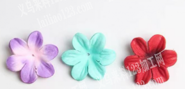布艺仿真花君子兰花定型外发加工，如图，花