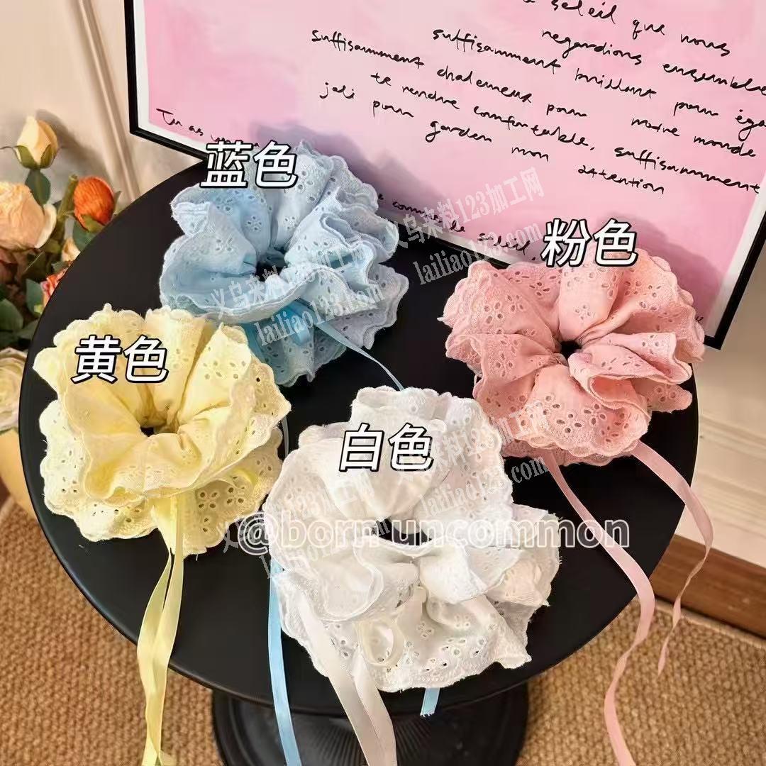 寻找这个布艺发圈的工厂合作，有订单合作，
