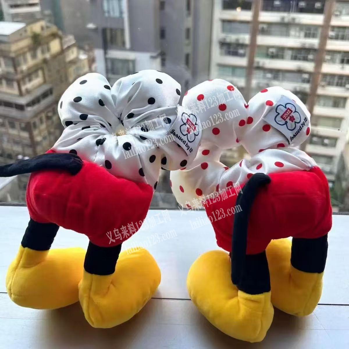 《可发义乌周边》布艺米奇发圈订单，如图，