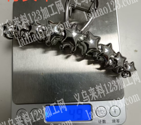 五角星的合金压铸的抓夹订单，如图，寻找专