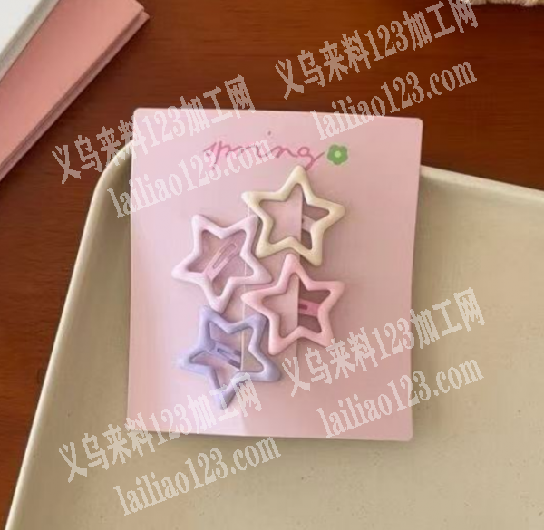 大量儿童发夹成品订单，如图，寻找专业做这