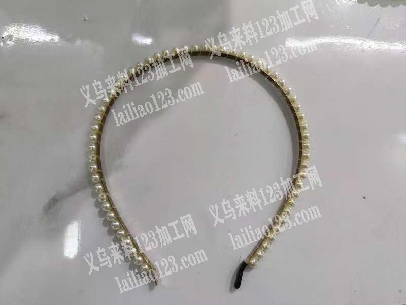 大量手工串珠头箍成品订单，如图，寻找专业