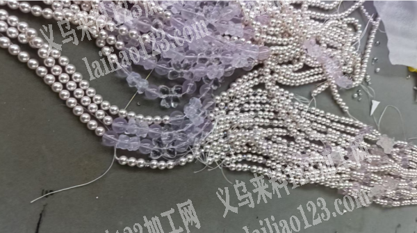 挂圈，穿珠的手工活外发，发义乌本地做，货