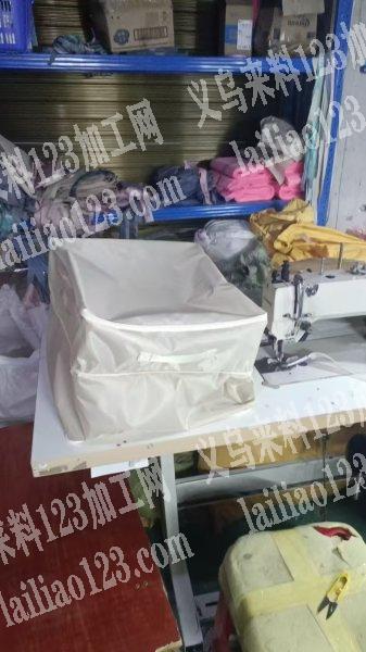接羽绒服收纳袋棉被袋网纱收纳盒等箱包手袋加工