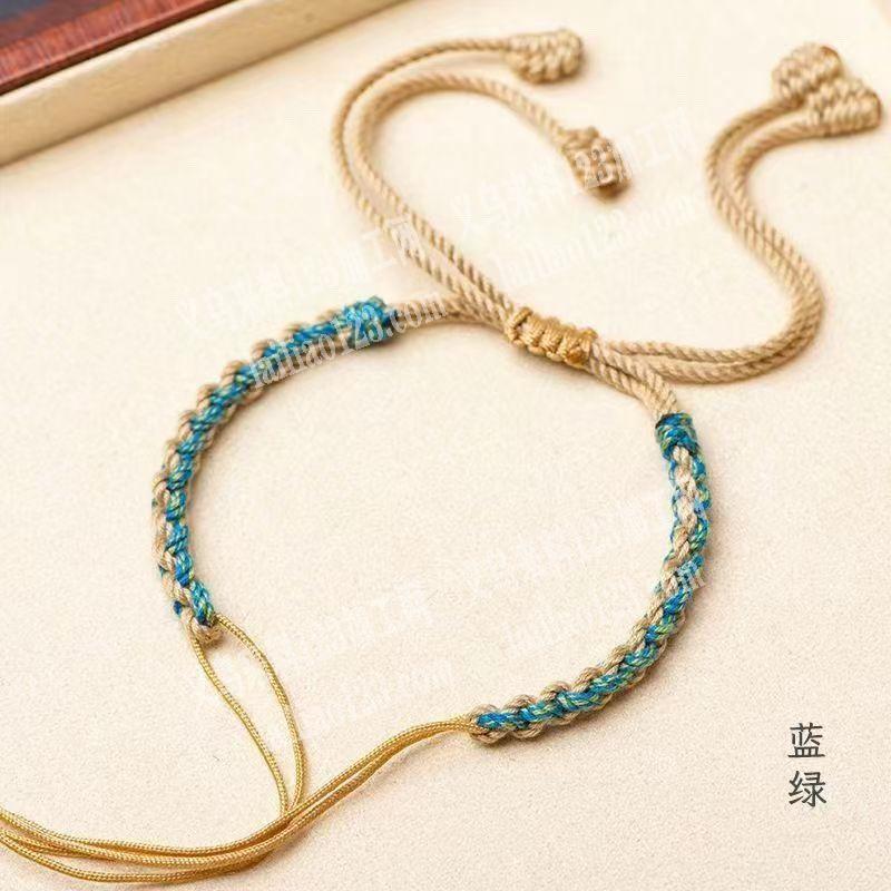 绳子编织手链外发加工，如图，寻找会做的加