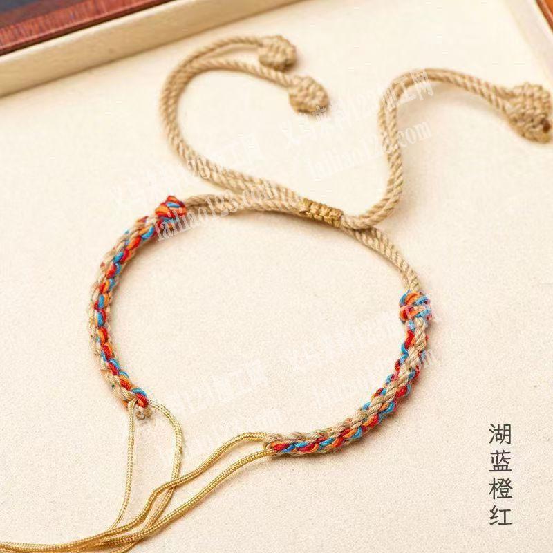 绳子编织手链外发加工，如图，寻找会做的加