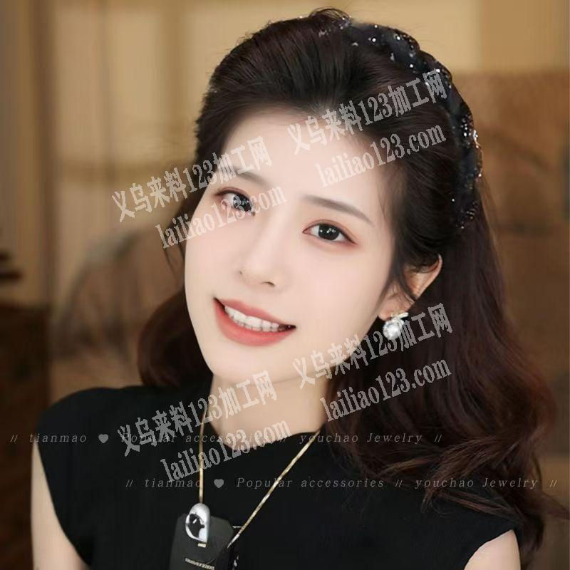 绕布条的手工活，这个发箍的手工活外发，寻