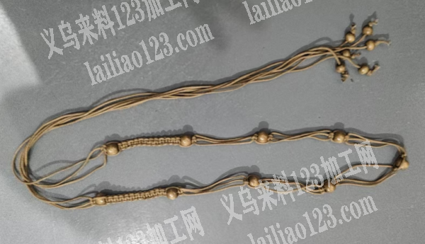 商贸城长期大量手工活外发，腰带编绳手工活