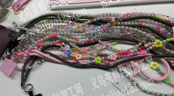 手机链订单，如图，穿珠子的成品订单，寻找