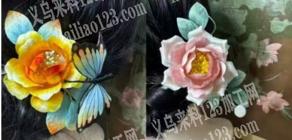 非常复杂的手工绒花订单，如图，长期有绒花