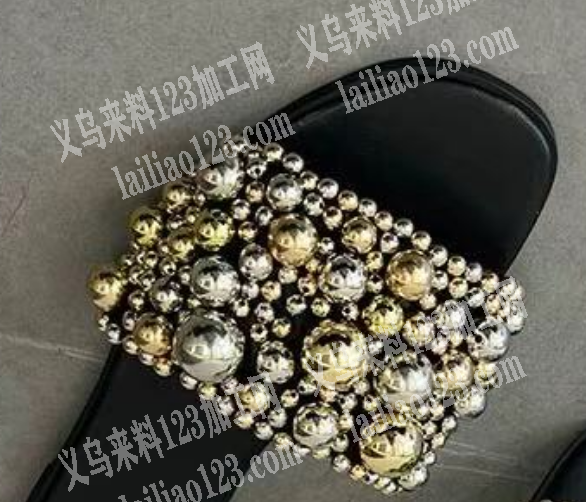 串珠鞋面成品订单，如图，寻找成品工厂，要