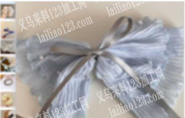 布艺蝴蝶结发饰订单，寻找源头工厂，请联系