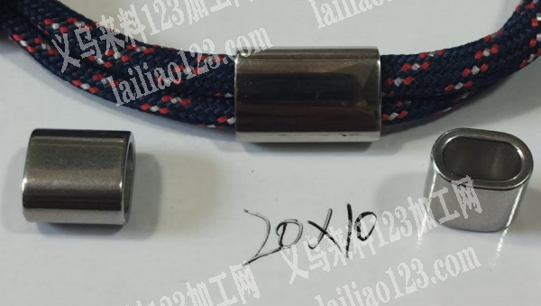 不锈钢的配件订单，如图，手链上的配件，穿