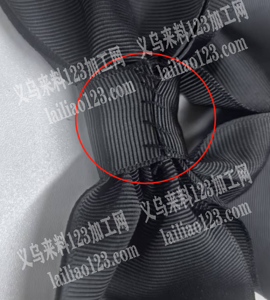 手缝蝴蝶结的手工活外发，如图，寻找会做的
