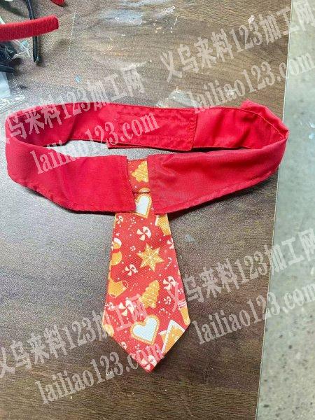 平车活外发加工《发外地做》车缝做领带的平