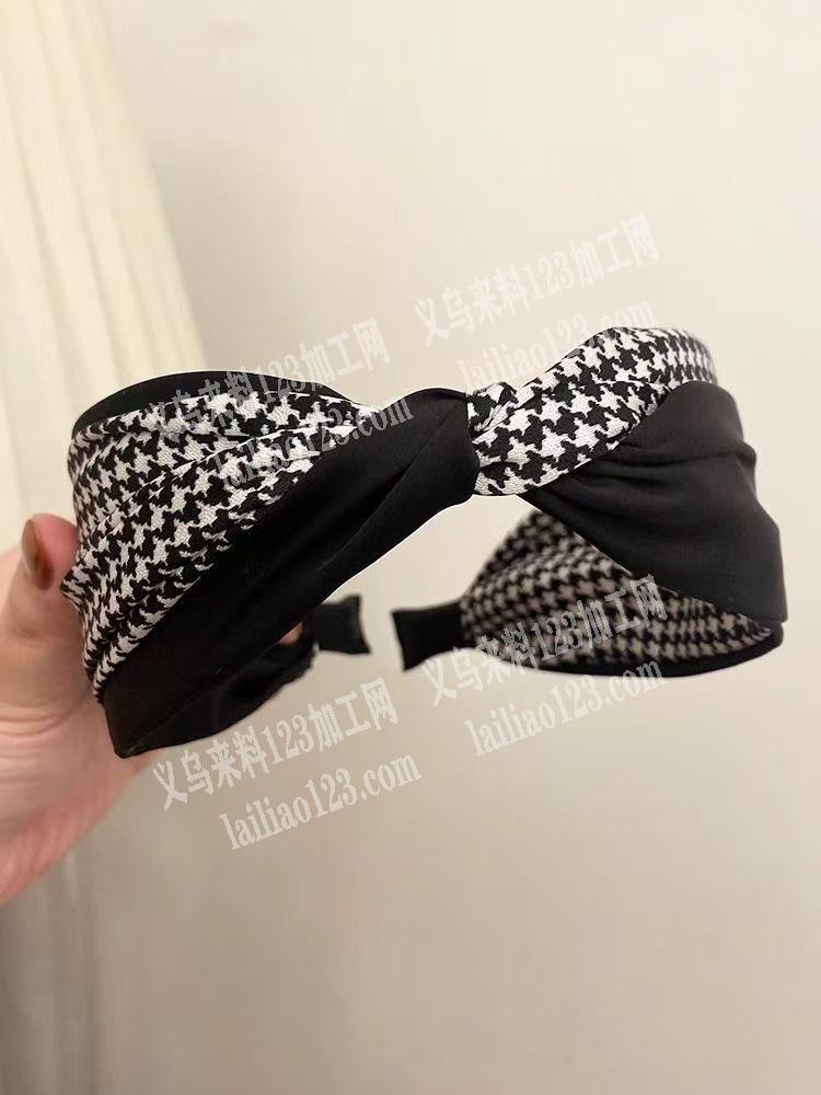 布条打结的发圈成品订单，如图，寻找成品工