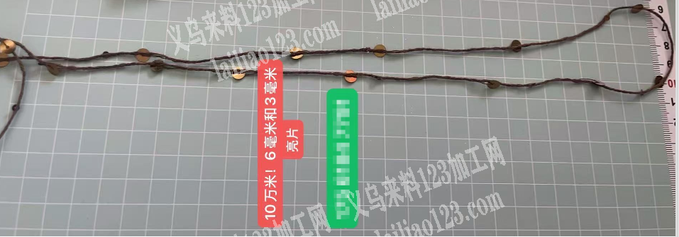 10万米如图绳子制品订单，如图，6毫米和