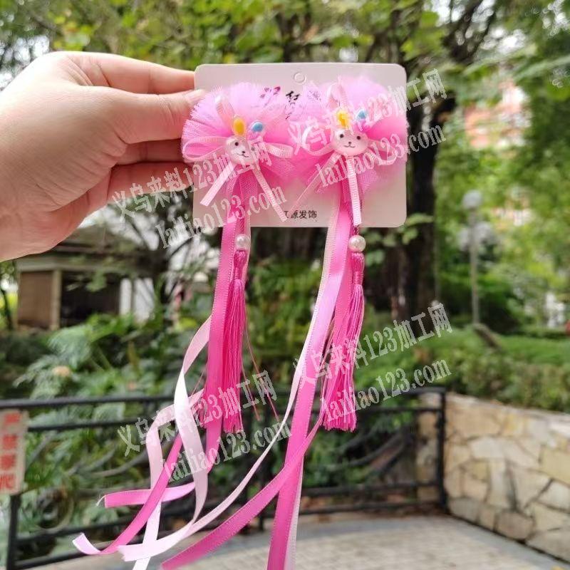 儿童发夹，粘胶的手工活外发加工，寻找会做