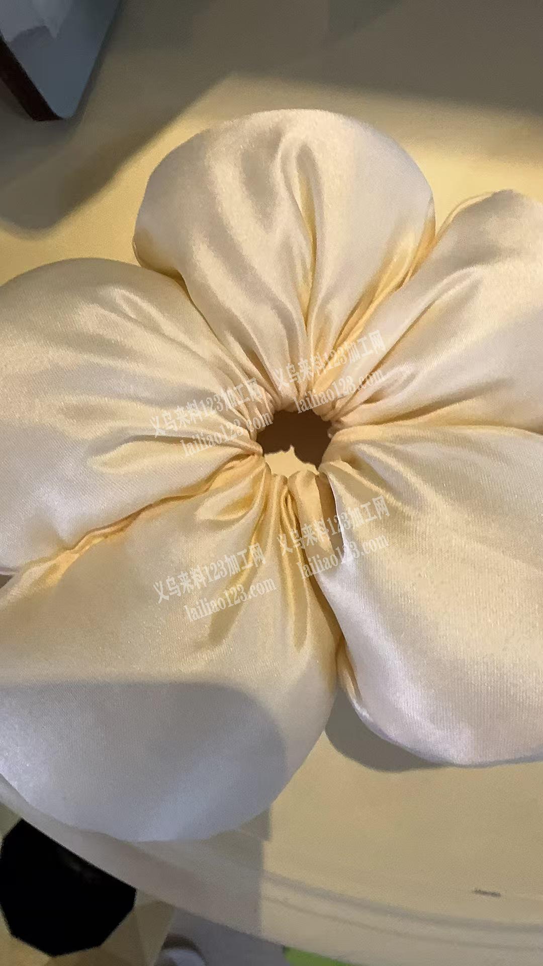 花朵花瓣的布艺发圈订单，寻找专业做布艺发