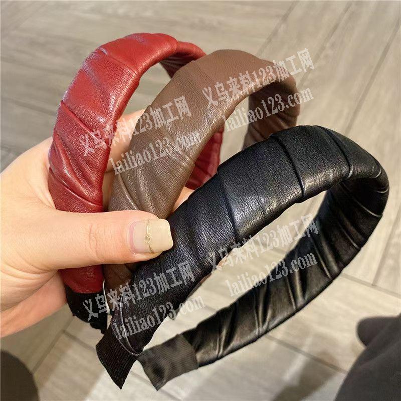 有手工活外发，复古皮质头箍订单外发加工，