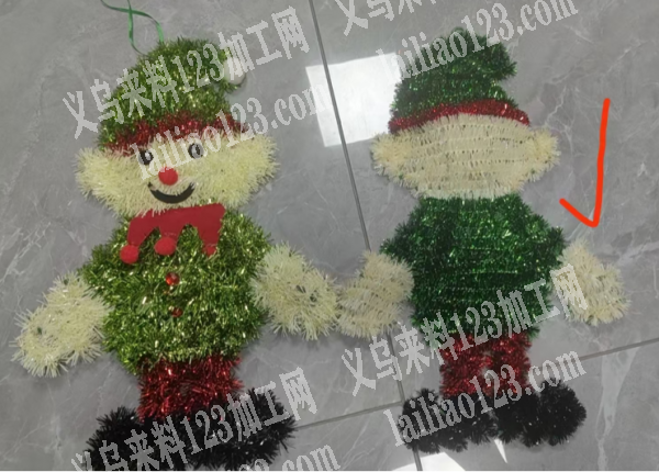 《发江西做》大量爆款圣诞绕线的手工活，这