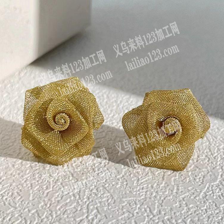 寻找这个金属编织花的工厂，要这个金属编织