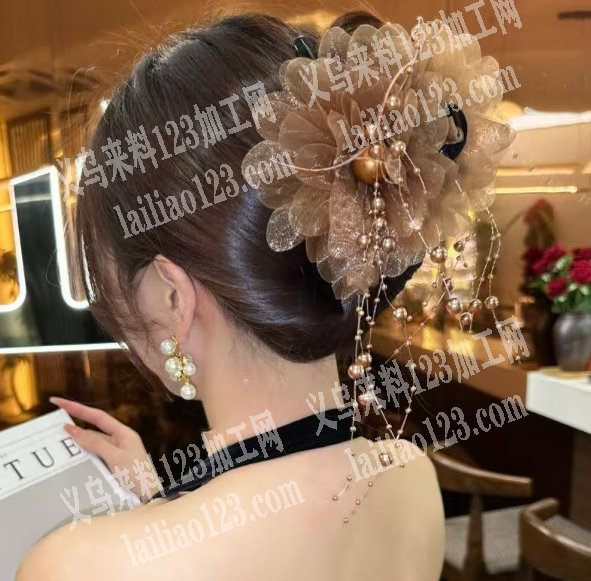 手工卷花花朵抓夹订单，这个需要卷花的，寻