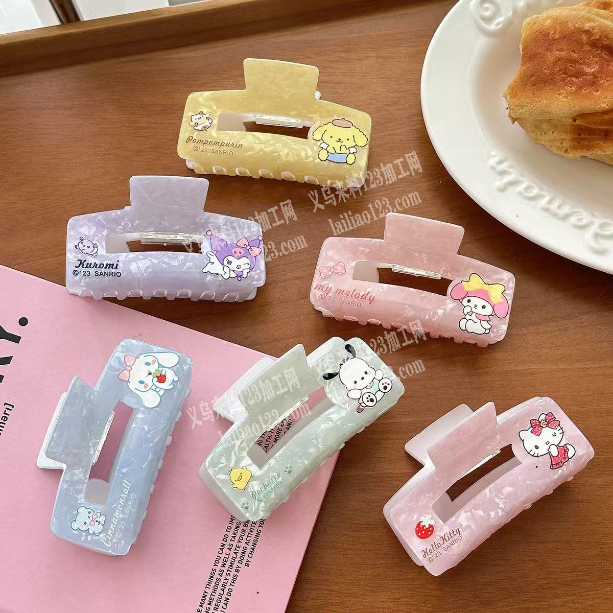 亚克力抓夹订单，如图，成品订单，卡通款式