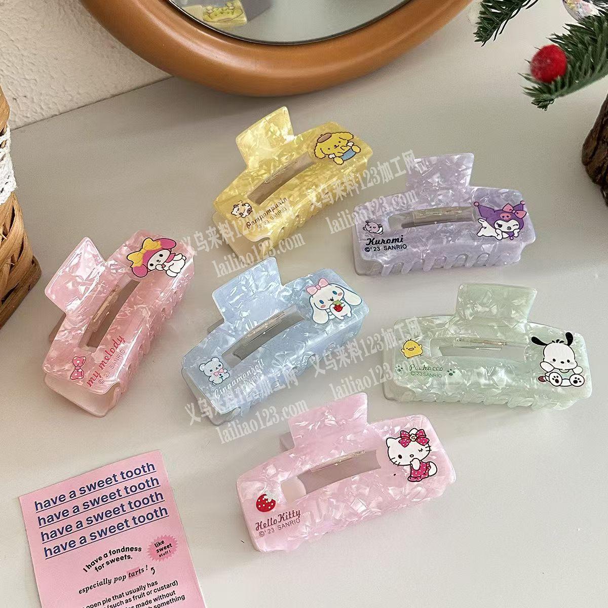 亚克力抓夹订单，如图，成品订单，卡通款式