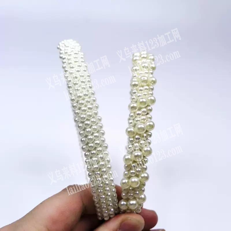 珍珠绕线的手工活