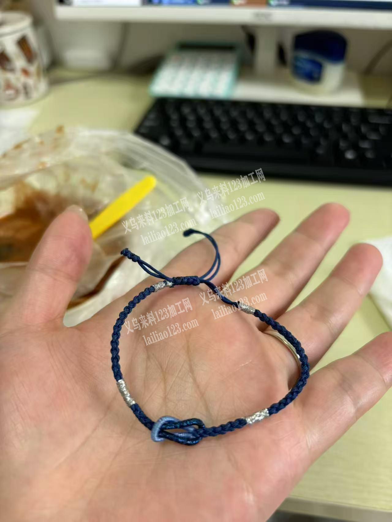 15万手工活订单，手工编织手链的，如图，