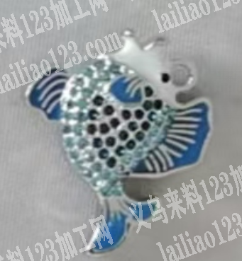 《有弧度的》小金鱼上面点钻外发加工，寻找