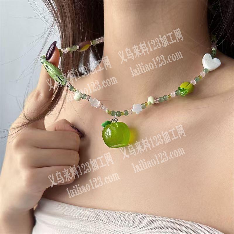 饰品穿珠子的手工活外发加工，如图，寻找会