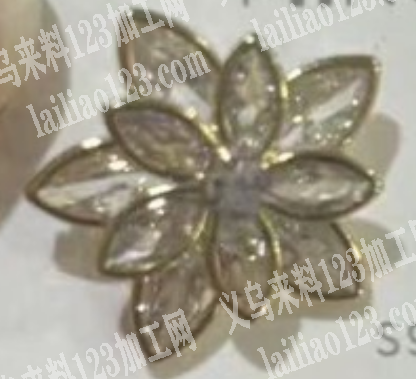 如图五瓣花的耳环订单，如图，寻找专业做这