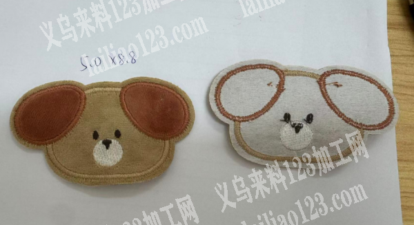 刺绣订单，附图片，寻找生产如图刺绣贴片的
