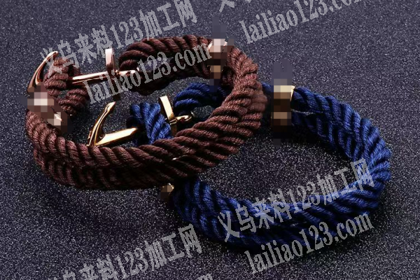 如图手链手绳绕绳子打结的手工活外发，寻找