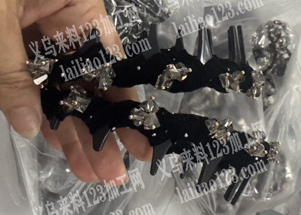 布艺绕布条的头箍订单，如图，寻找加工厂，