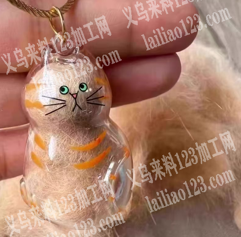 商贸公司有如图吹塑的挂件猫咪订单，寻找猫