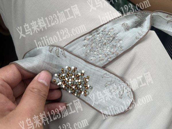 编织+串珠+手缝的手工活外发，如图，寻找
