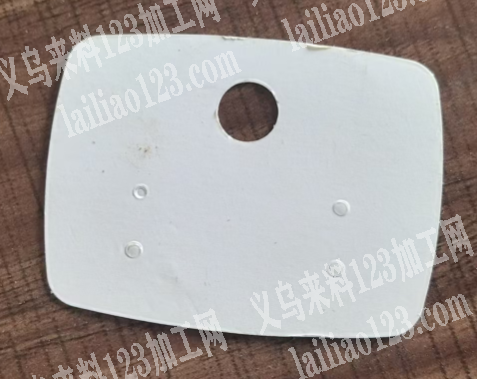 饰品耳环的卡片的，如图，寻找纸卡工厂，请