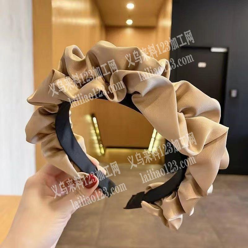 高颅顶褶皱发箍成品订单，寻找成品，要成品