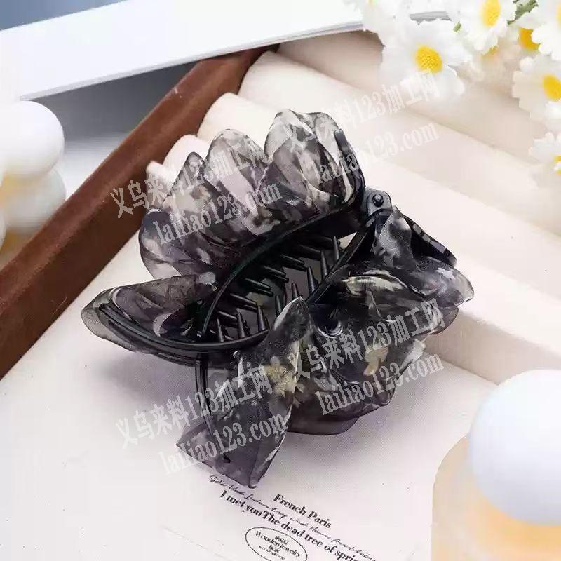 附图片，纱布的抓夹，网纱爆款抓夹订单，寻